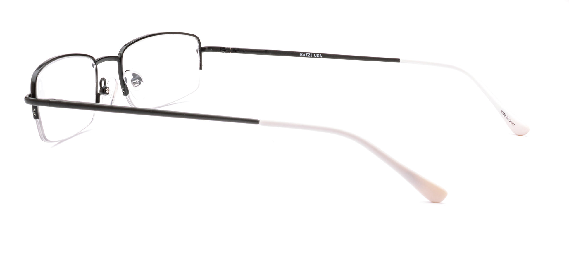 RA307-1 | Unisex | Matte Black | Metal Glasses