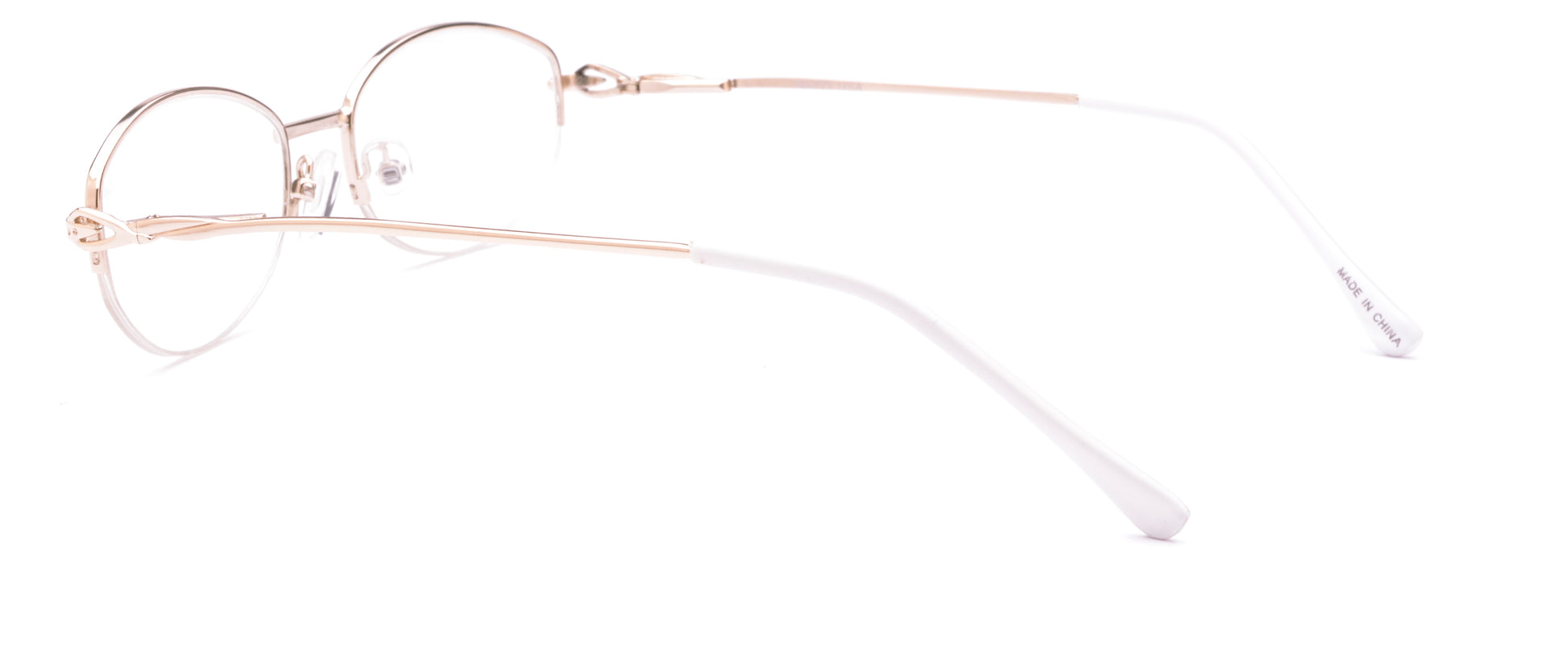 RA312-3 | Women | Shiny Gold | Metal Glasses
