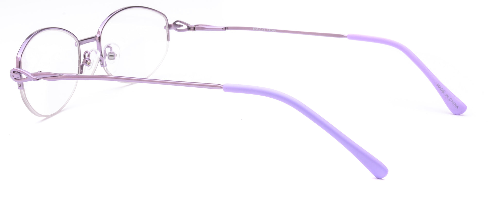 RA312-1 | Women | Shiny Purple | Metal Glasses