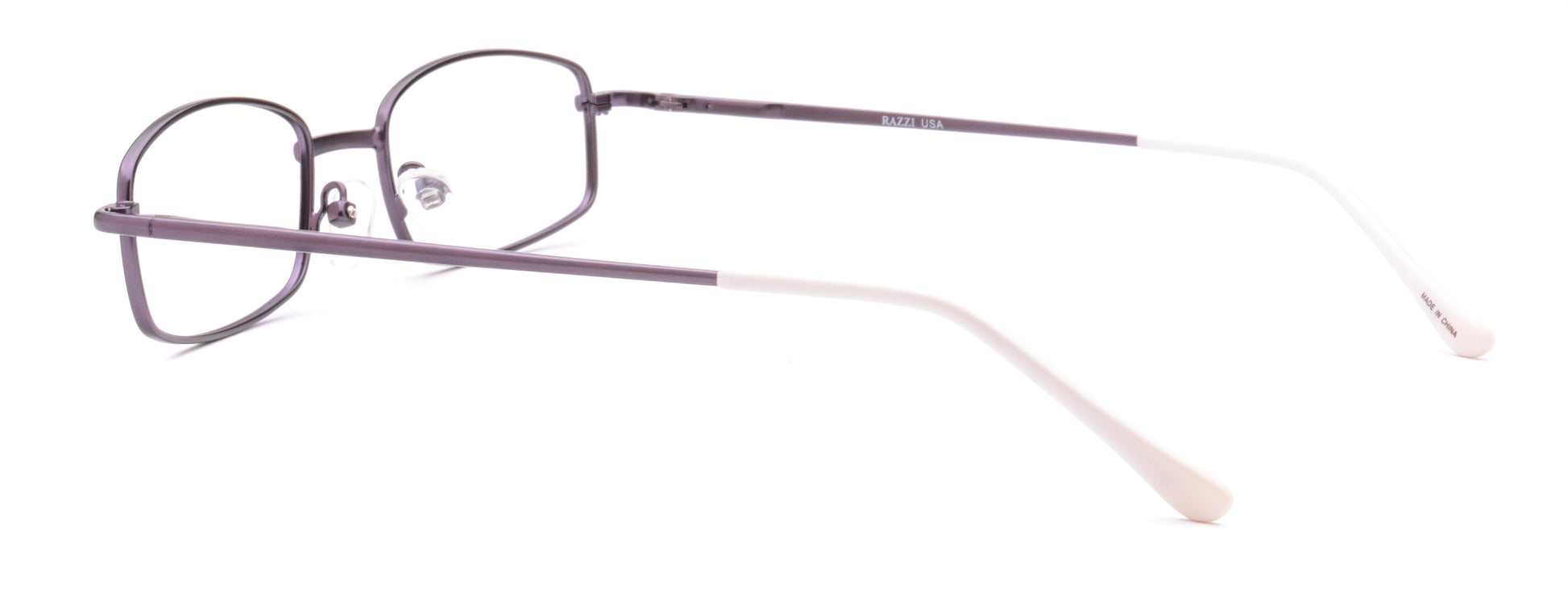 RA309-2 | Unisex | Matte Purple | Metal Glasses