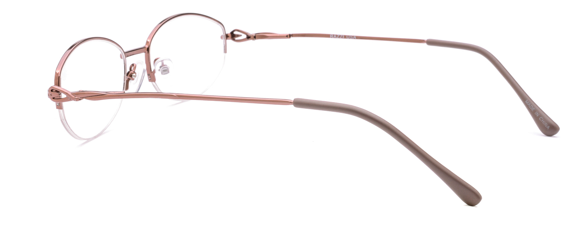 RA312-2 | Women | Shiny Brown | Metal Glasses
