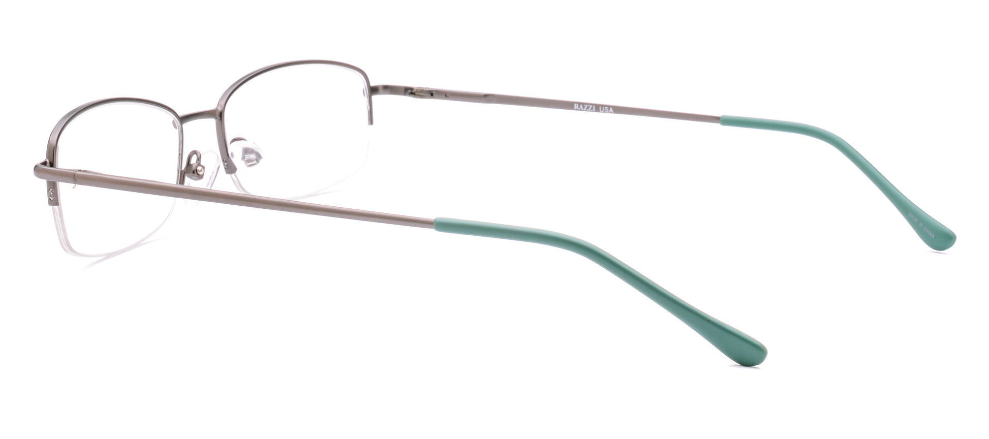 RA303-3 | Unisex | Matte Gun | Metal Glasses