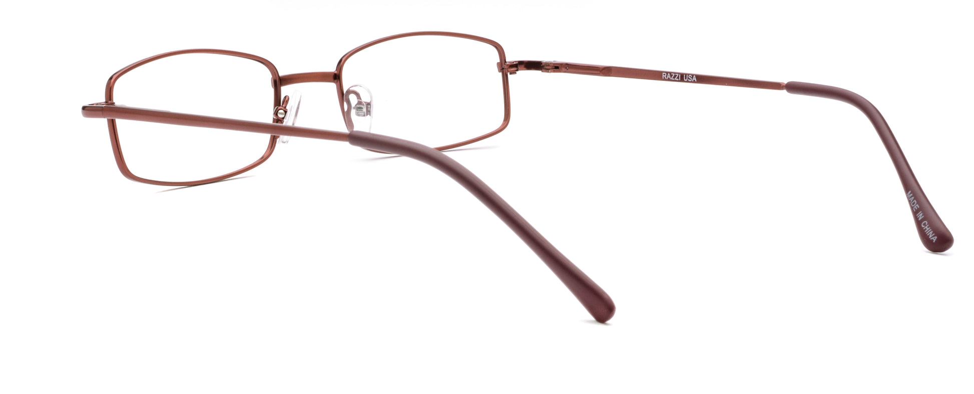 RA309-1 | Unisex | Matte Burgundy | Metal Glasses