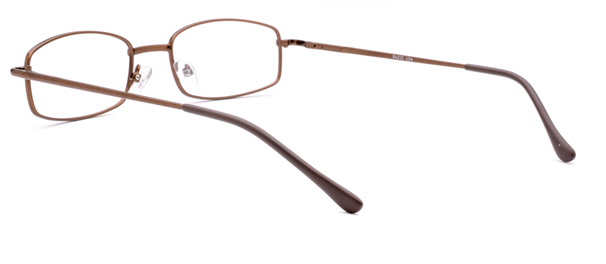 RA309-3 | Unisex | Matte Brown | Metal Glasses
