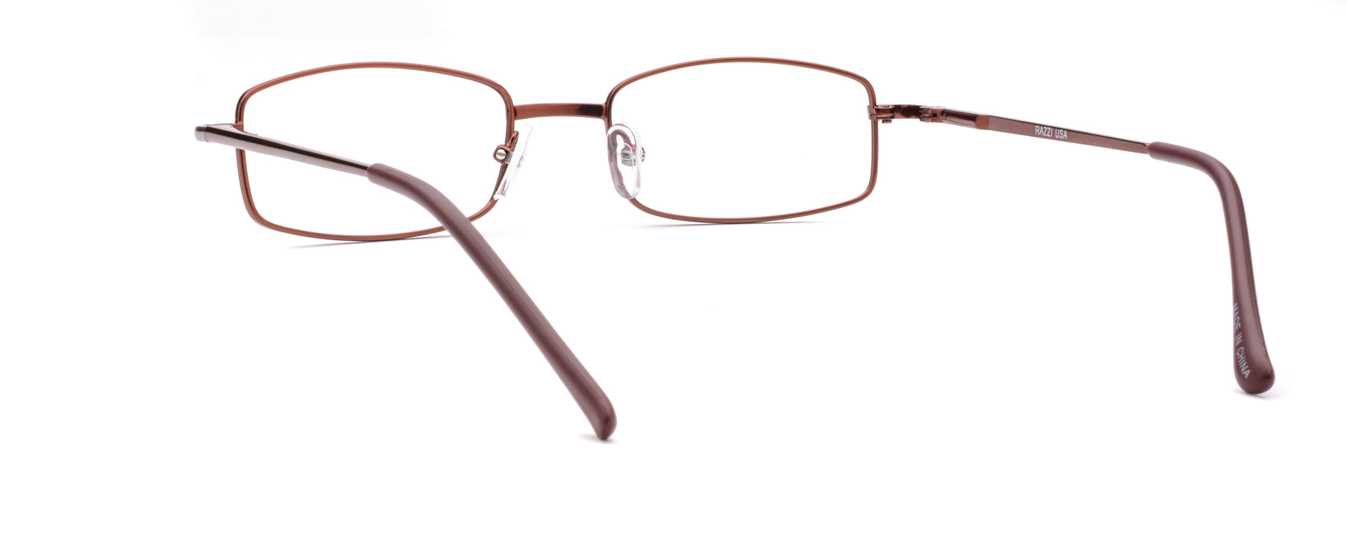 RA309-1 | Unisex | Matte Burgundy | Metal Glasses