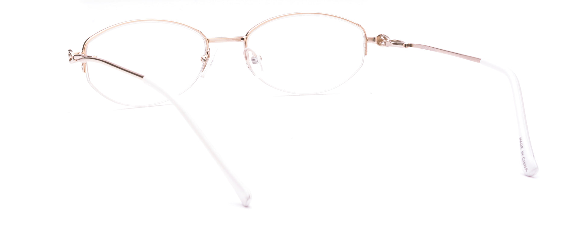 RA312-3 | Women | Shiny Gold | Metal Glasses