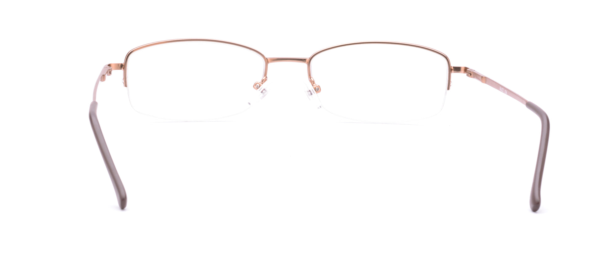 RA303-1 | Unisex | Matte Brown | Metal Glasses