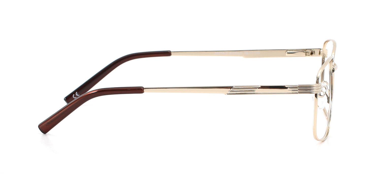 MX2027A-2 | Men | Matte Gold | Metal Glasses