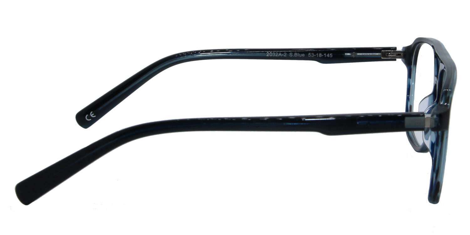 MX2032A-2 | Men | Shiny Blue | Acetate Glasses