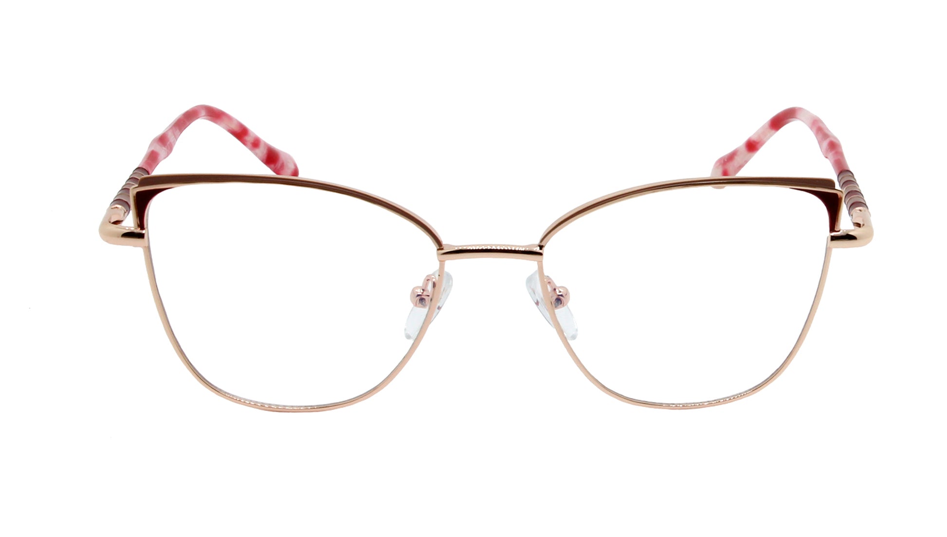 MX2188A-2 | Women | Matte Red | Metal Glasses