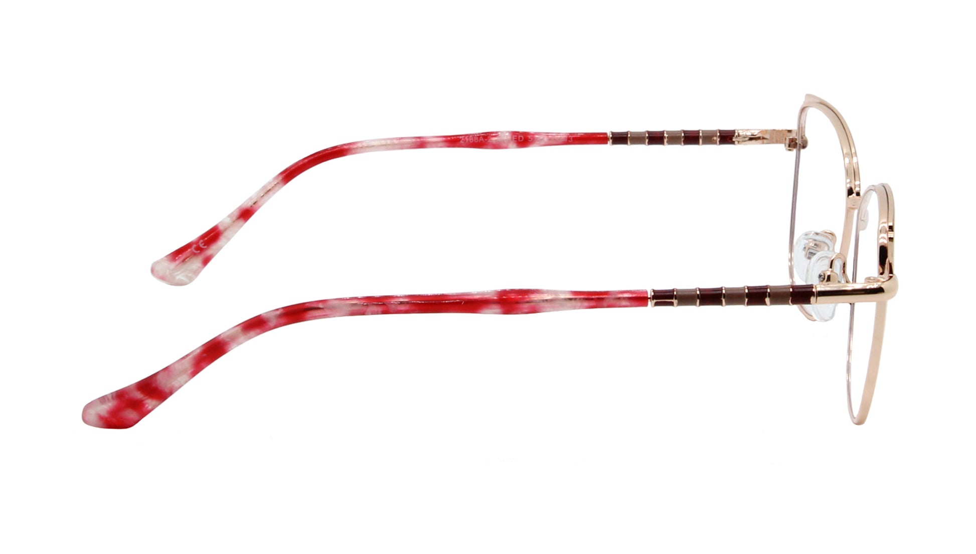 MX2188A-2 | Women | Matte Red | Metal Glasses
