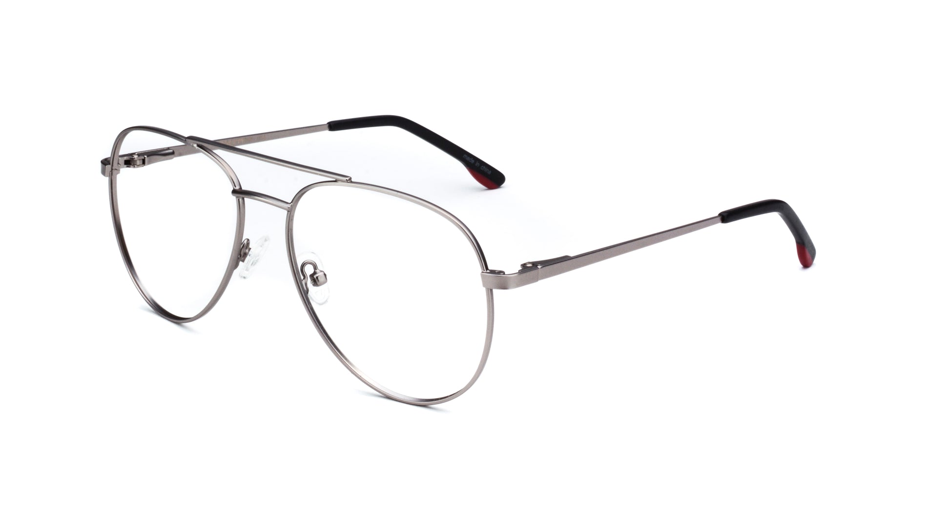 MX2237A-2 | Unisex | Matte Gun | Metal Glasses