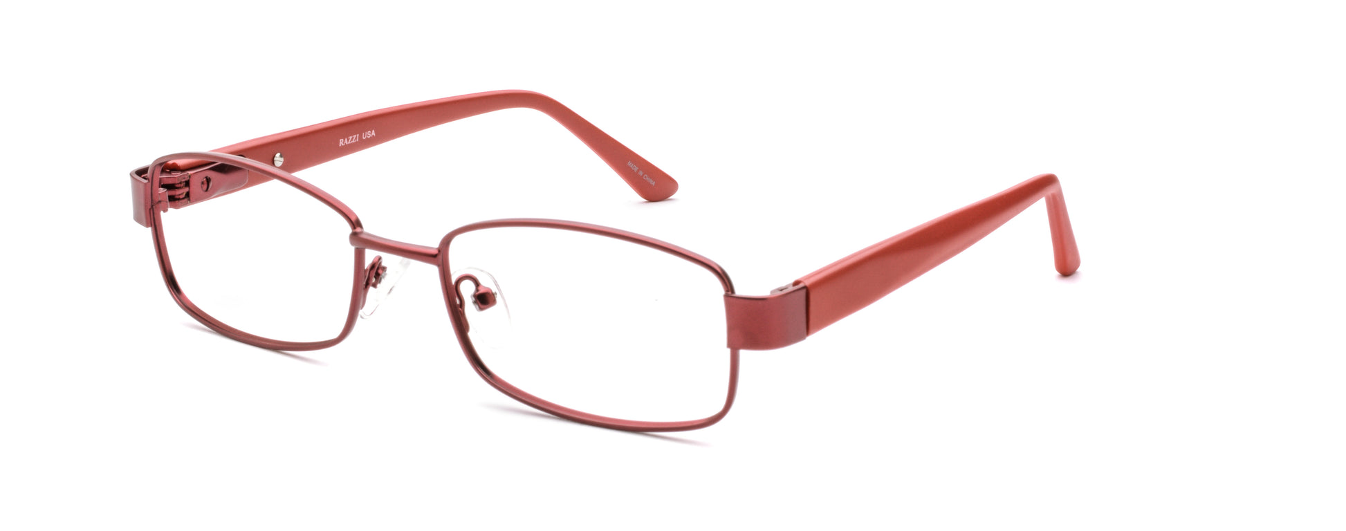 RA517-3 | Women | Matte Burgundy | Metal Glasses