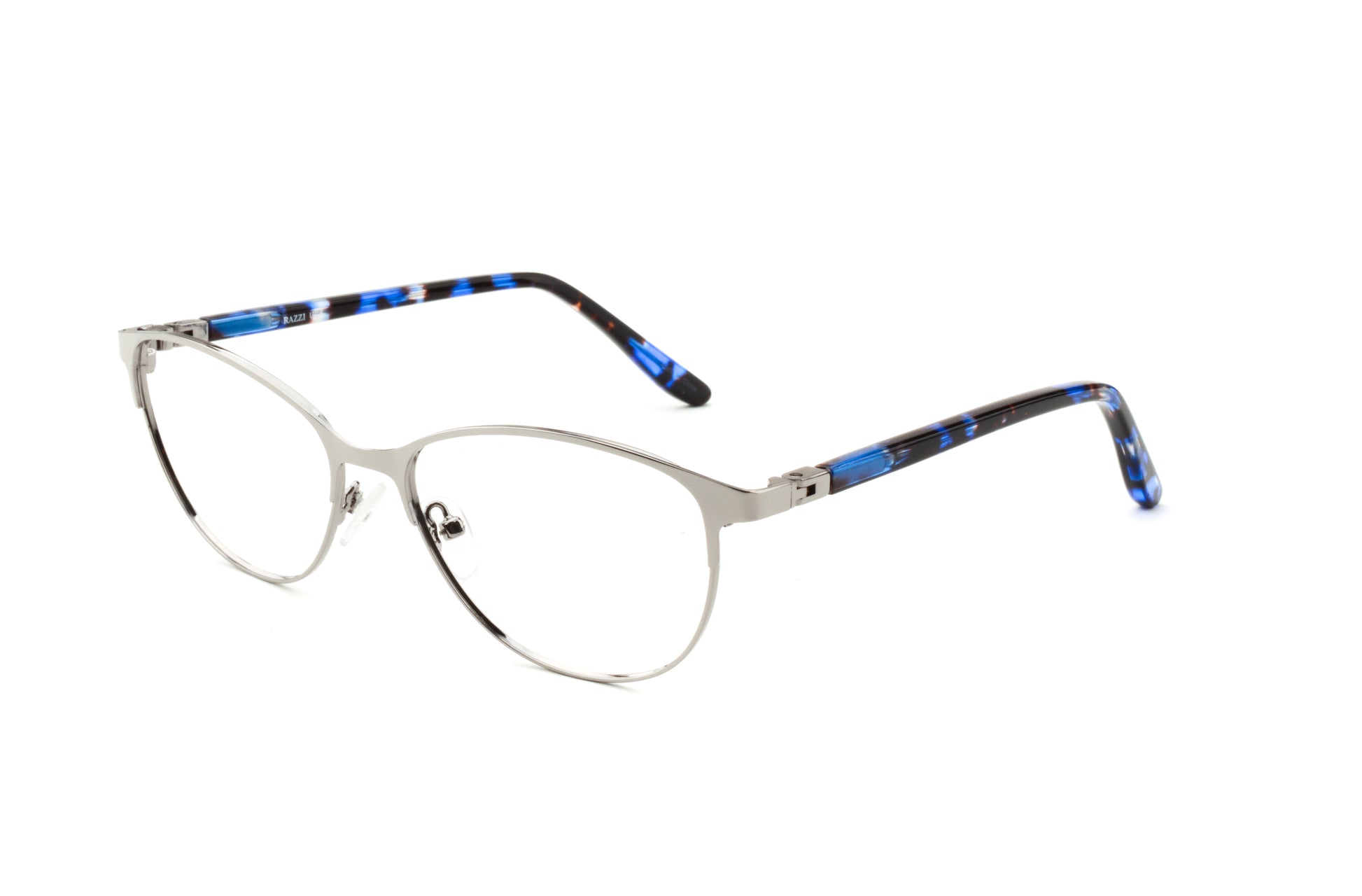 RA441-3 | Women | Shiny Gun | Metal Glasses