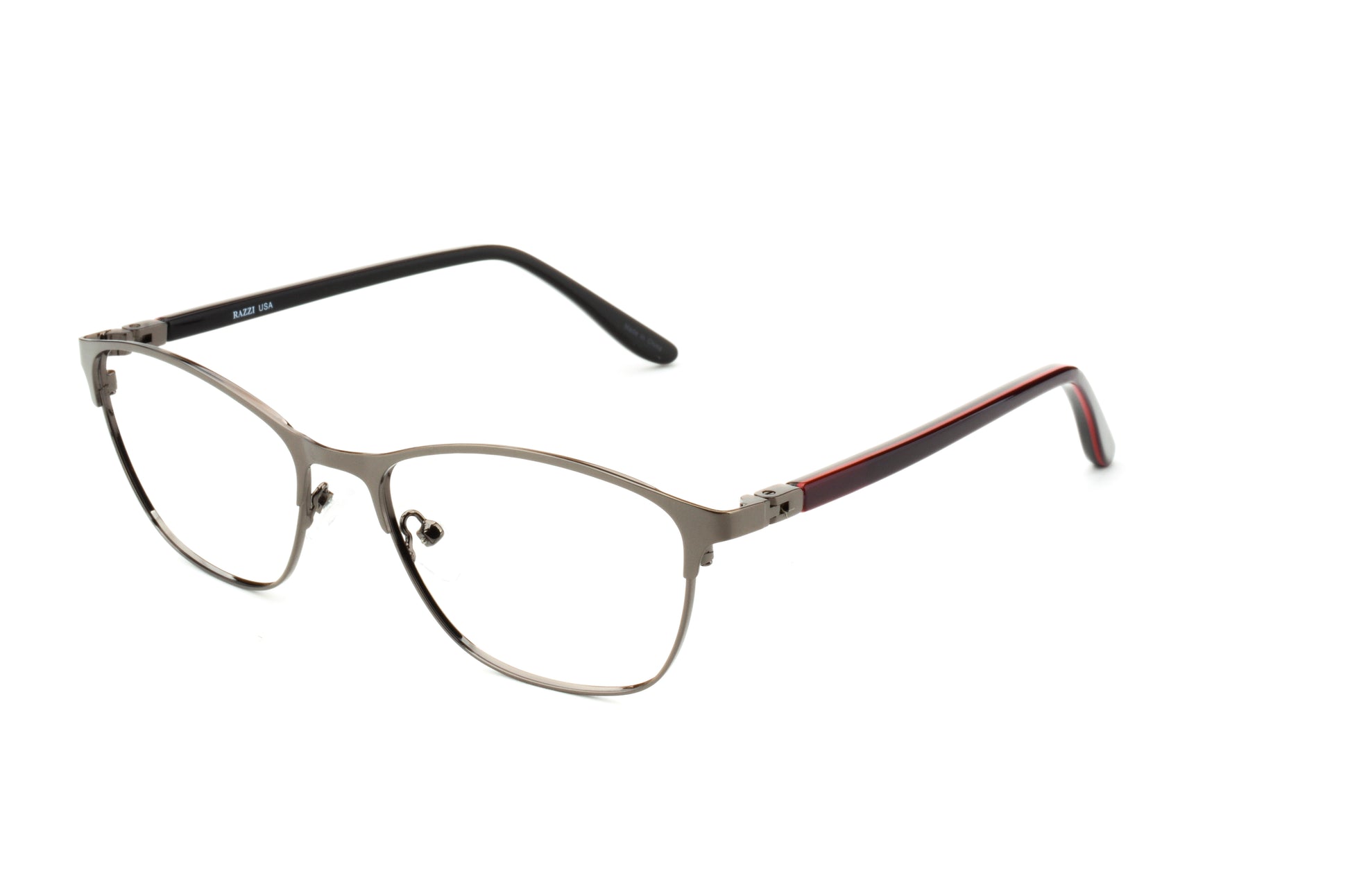 RA440-2 | Women | Shiny Gun | Metal Glasses