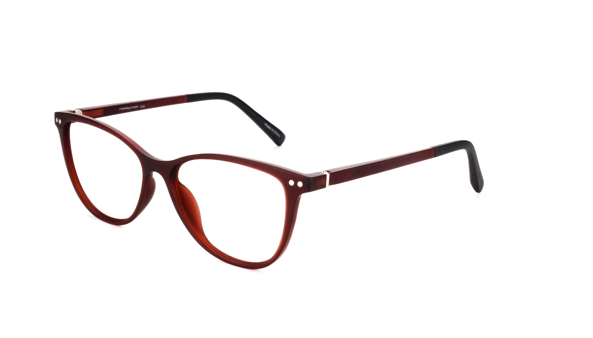 MX1027-2 | CLIP-ON | Burgundy | TR-90