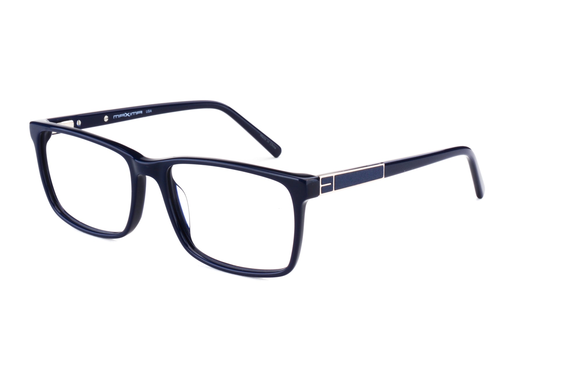 MX2082-2 | Men | Shiny Blue | Acetate Glasses