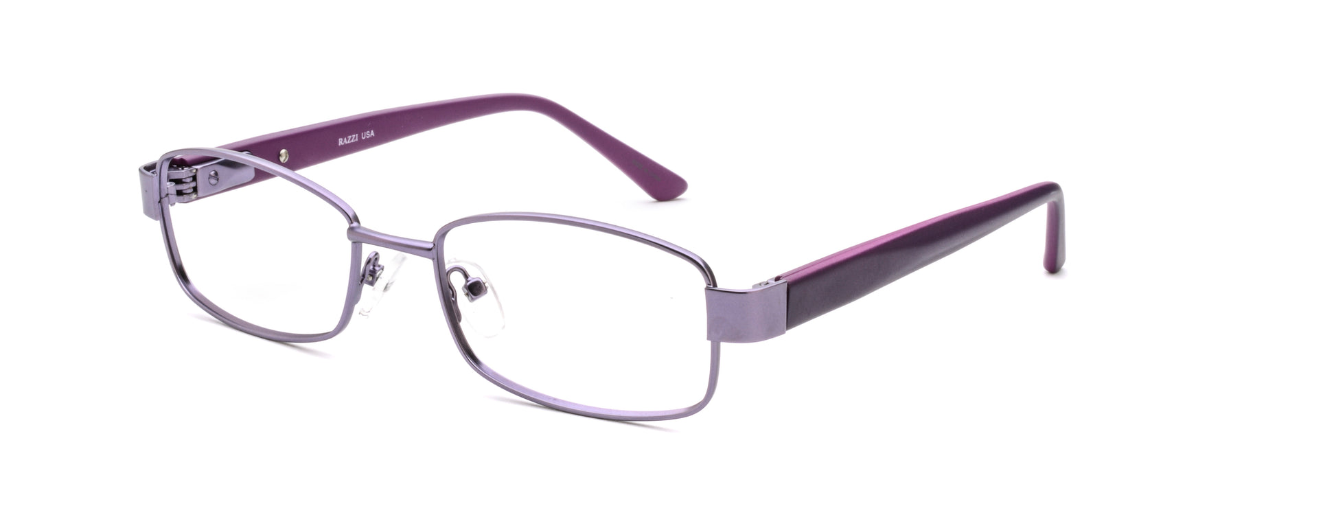RA517-1 | Women | Matte Purple | Metal Glasses