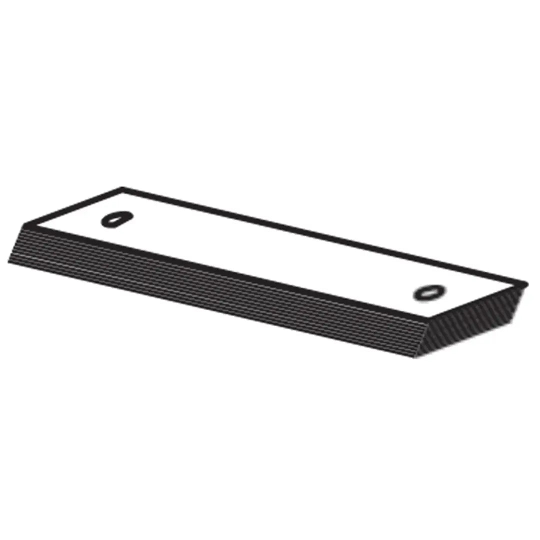 A single chin rest paper with a black and white color scheme.