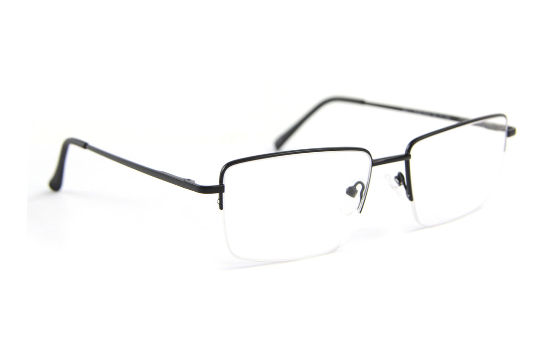 RA321-1 | Men | Matte Black | Metal Glasses