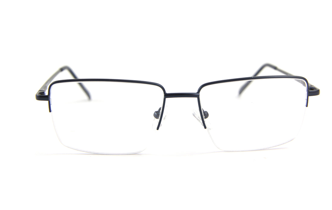 RA321-2 | Men | Matte Blue | Metal Glasses