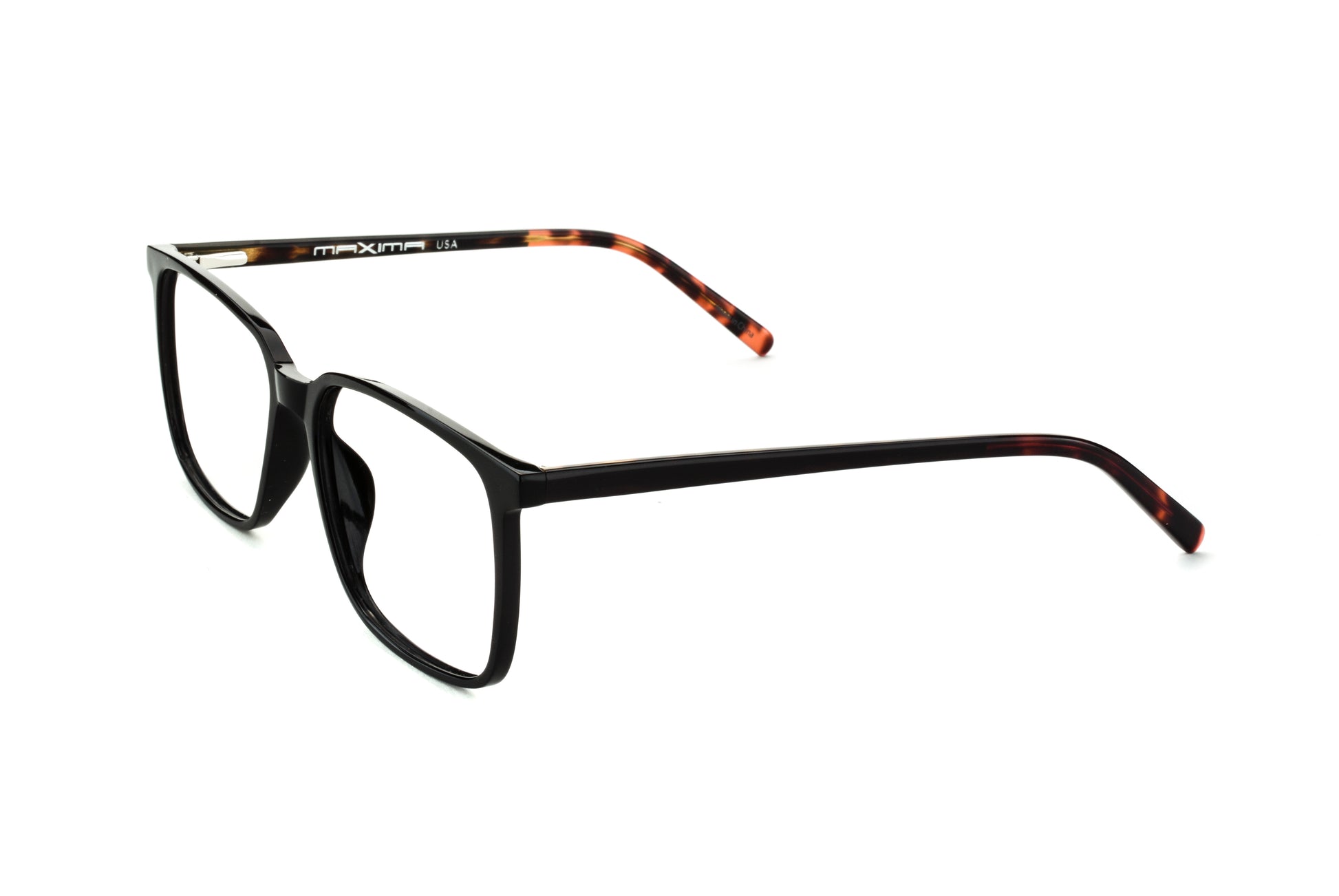 MX2253A-2 | Unisex | Shiny Black | Acetate Glasses