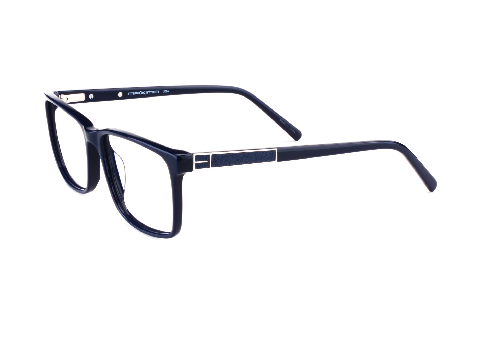 MX2082-2 | Men | Shiny Blue | Acetate Glasses