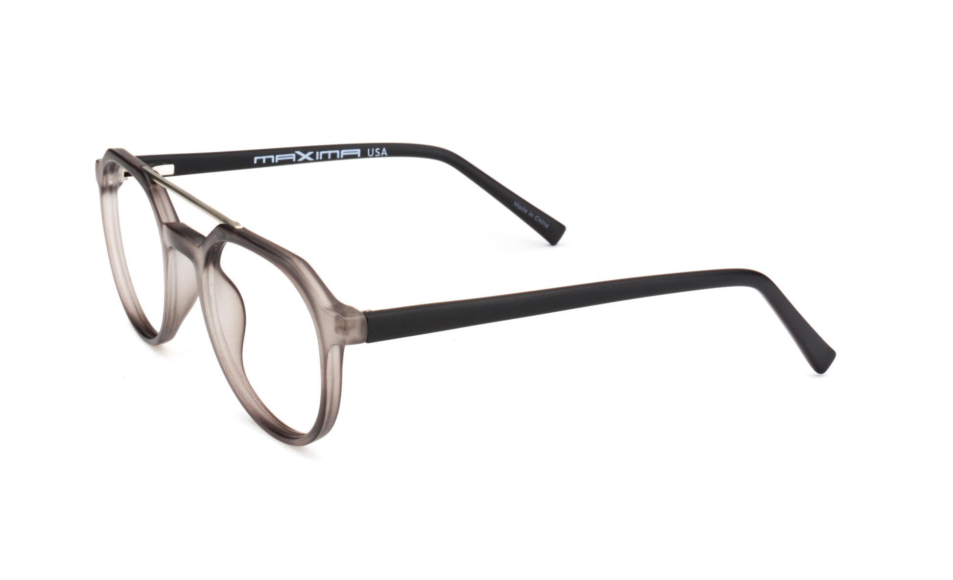 MX2246A-2 | Unisex | Matte Gray | Acetate Glasses