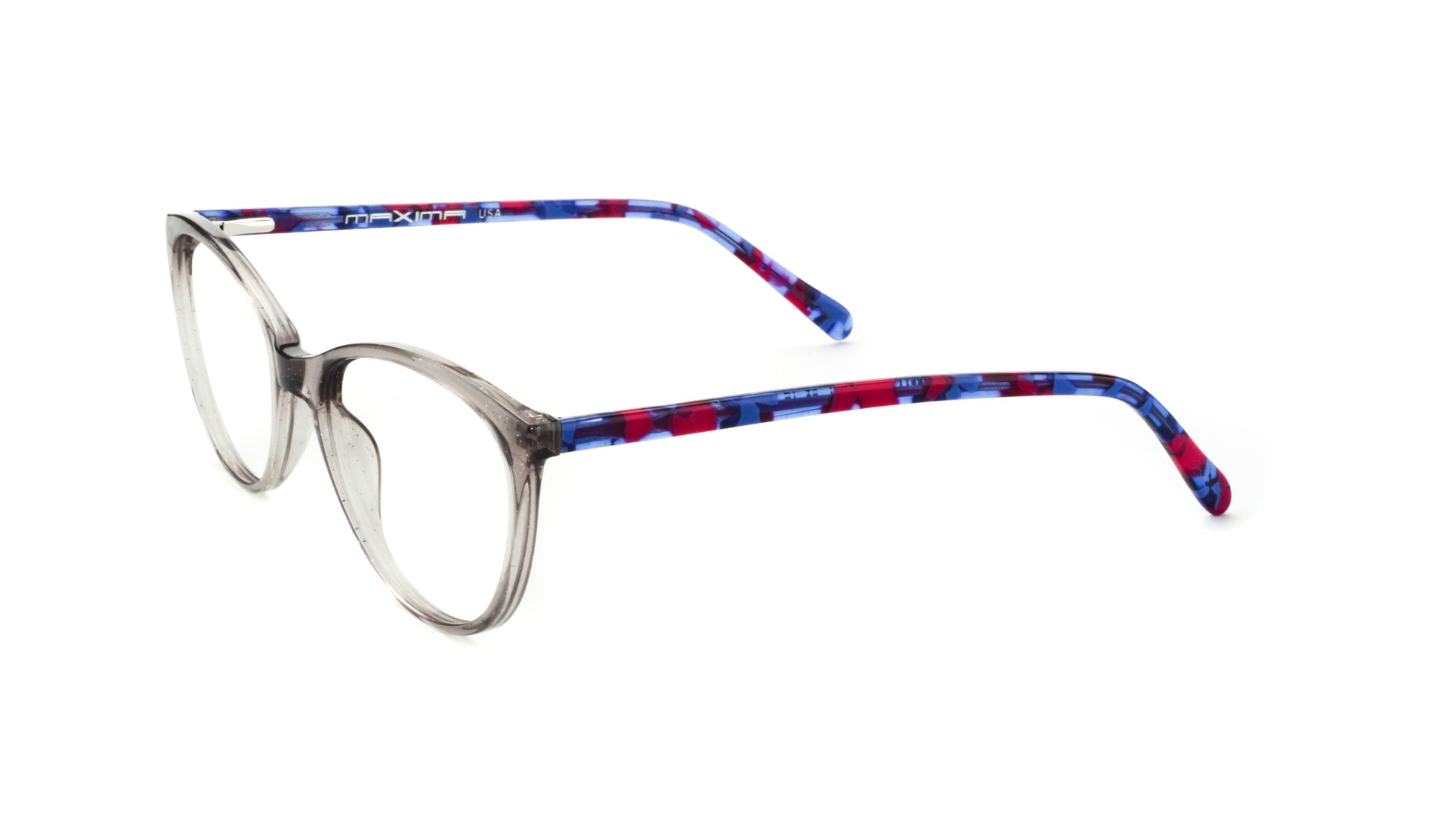 MX2251A-1 | Unisex | Shiny Gray | Acetate Glasses