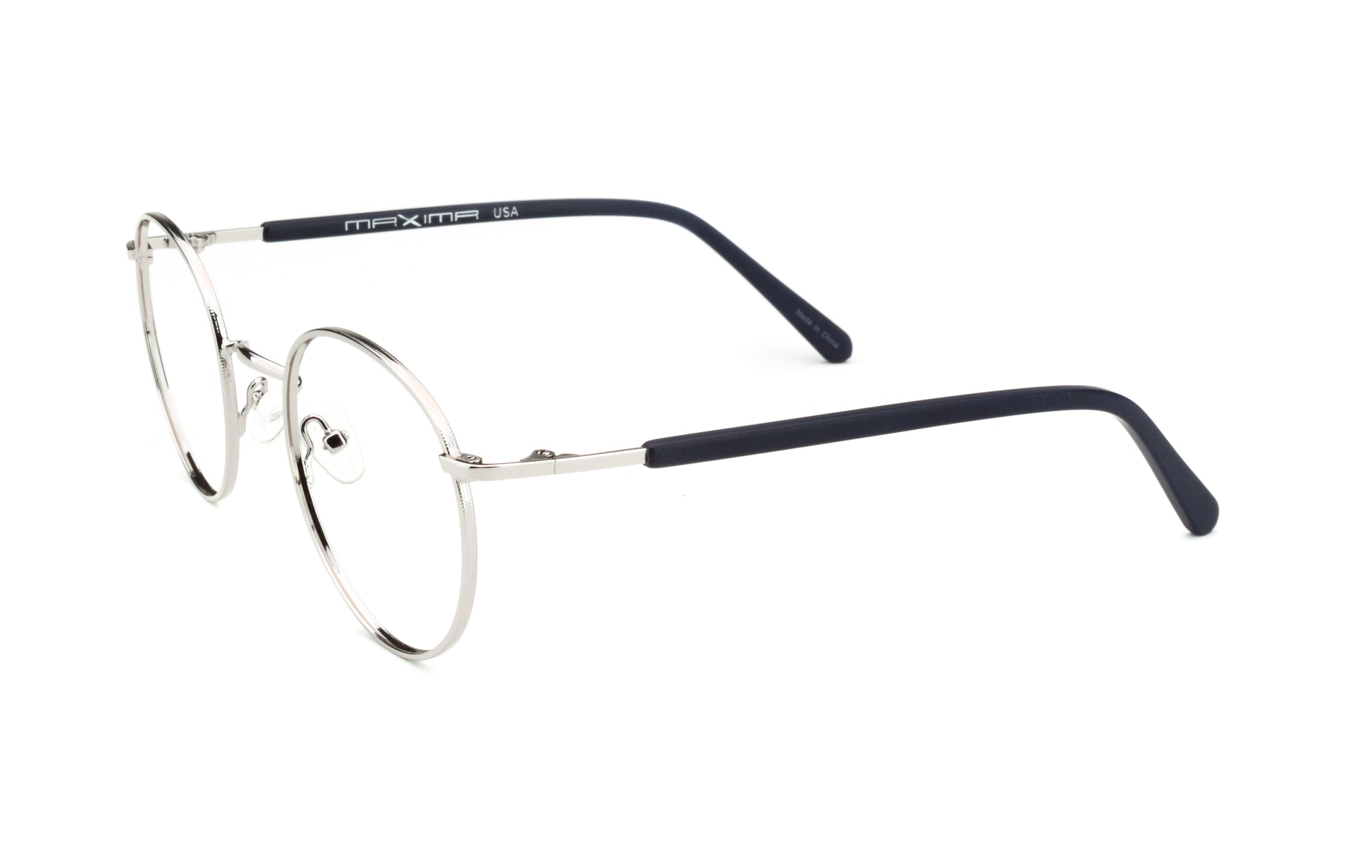MX2241A-2 | Unisex | Shiny Gun | Metal Glasses