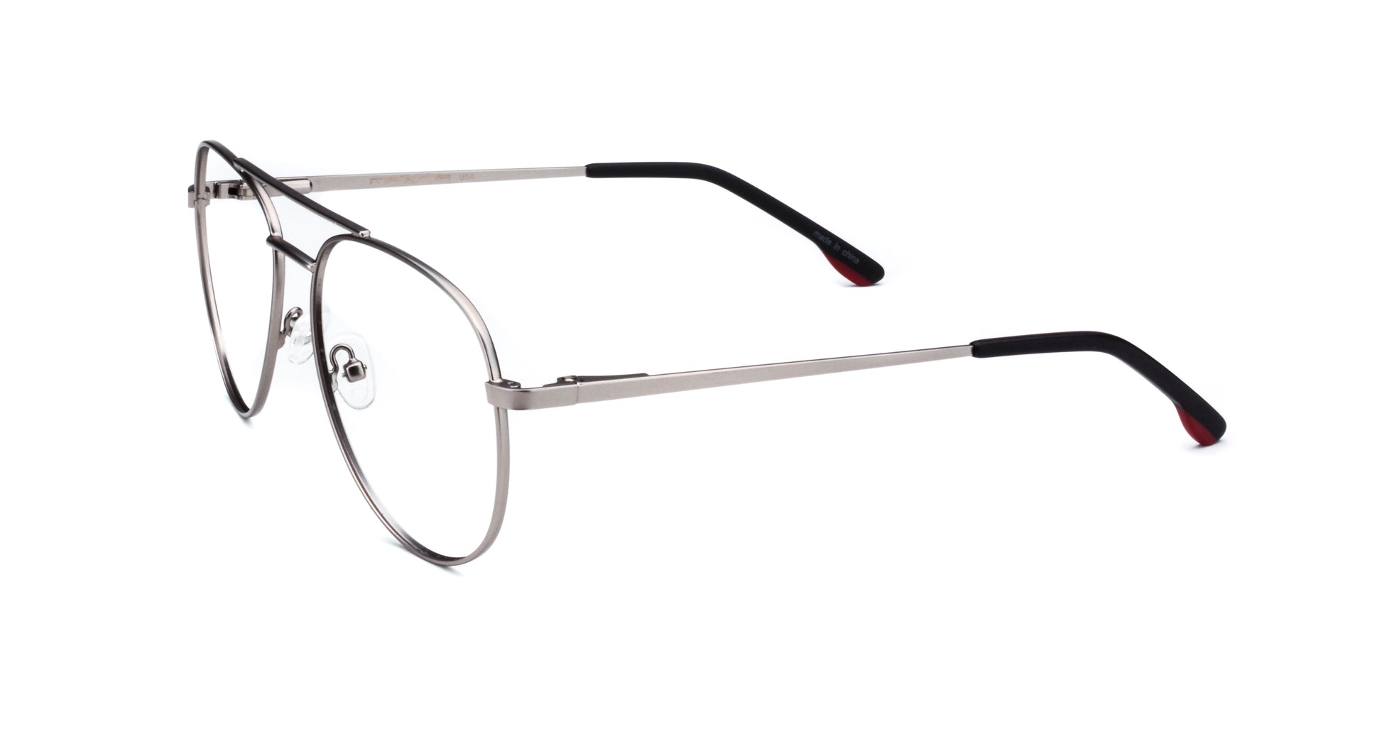 MX2237A-2 | Unisex | Matte Gun | Metal Glasses