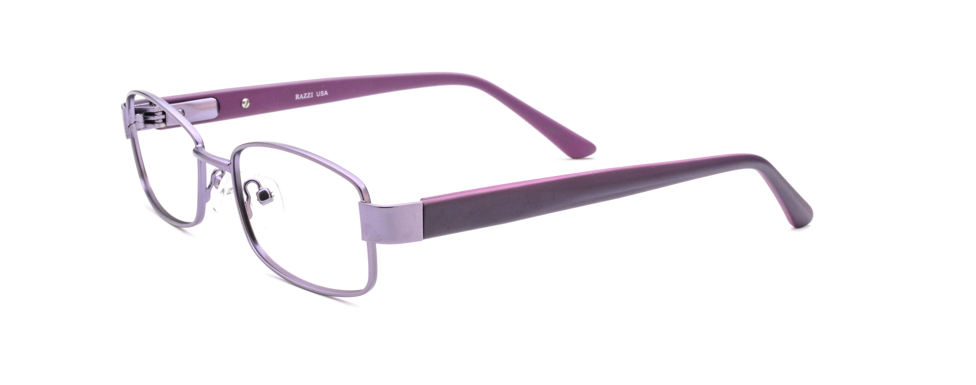 RA517-1 | Women | Matte Purple | Metal Glasses