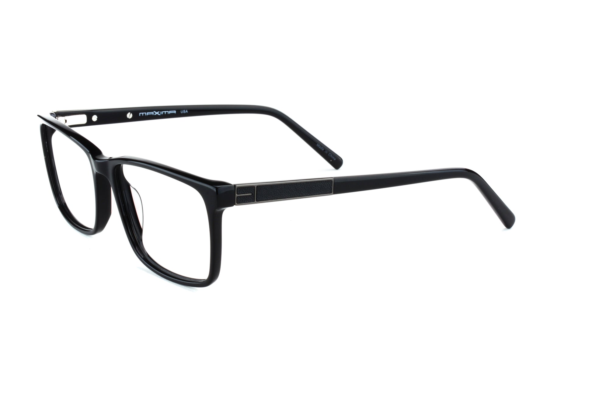 MX2082-1 | Men | Shiny Black | Acetate Glasses