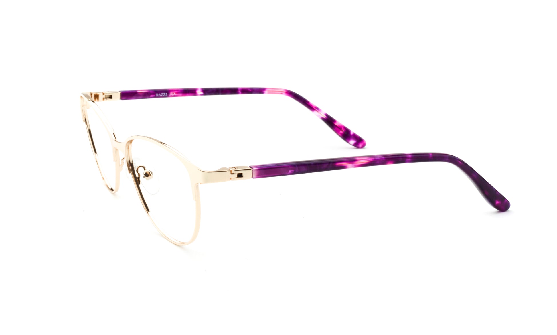 RA441-2 | Women | Shiny Gold | Metal Glasses