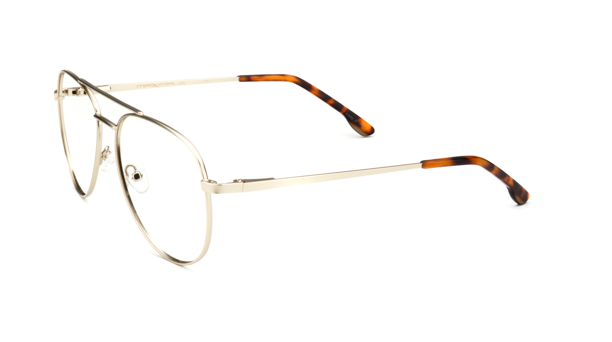 MX2237A-1 | Unisex | Matte Gold | Metal Glasses