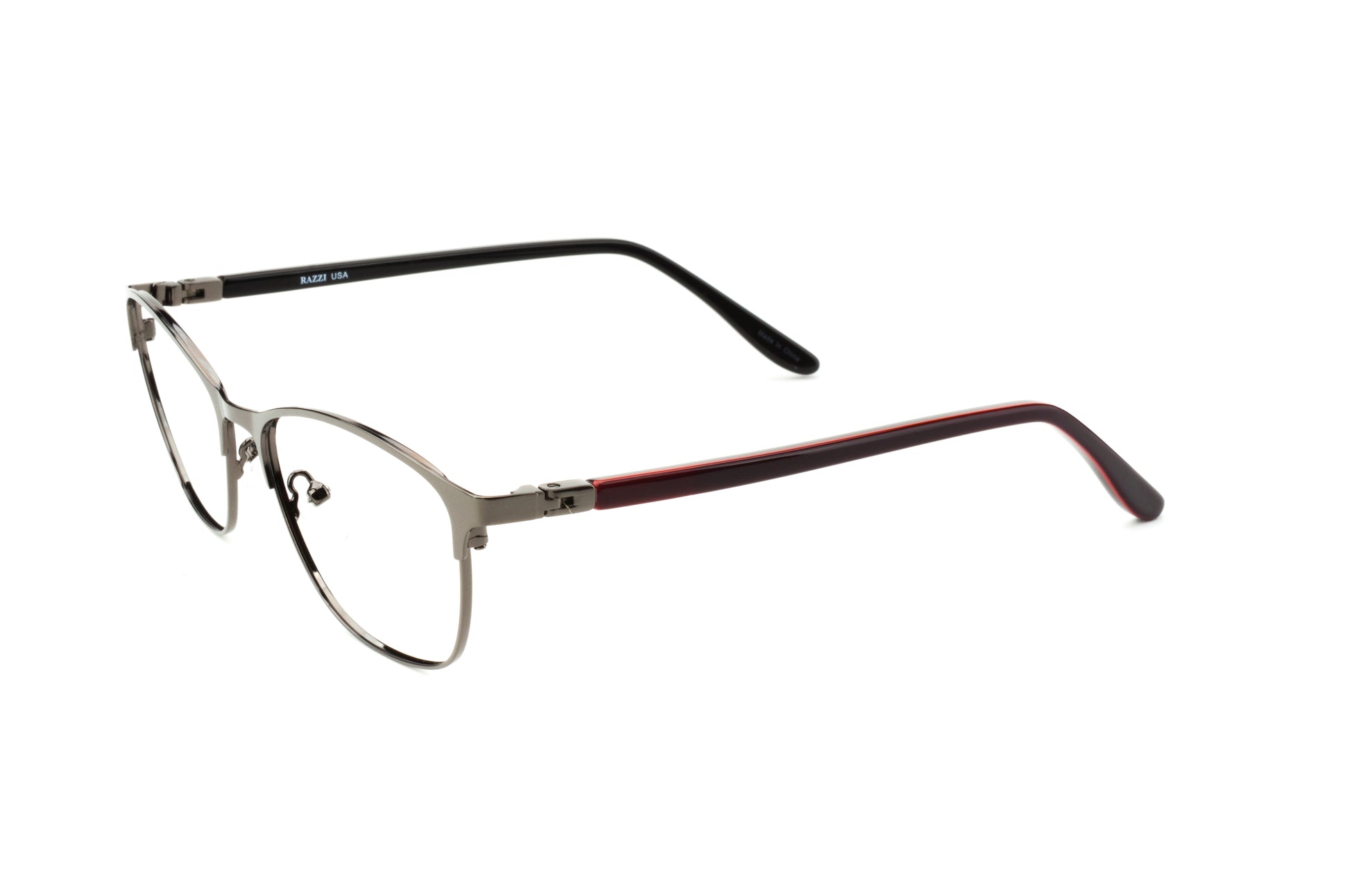 RA440-2 | Women | Shiny Gun | Metal Glasses