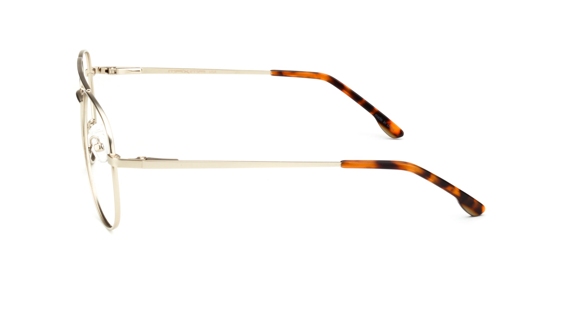 MX2237A-1 | Unisex | Matte Gold | Metal Glasses