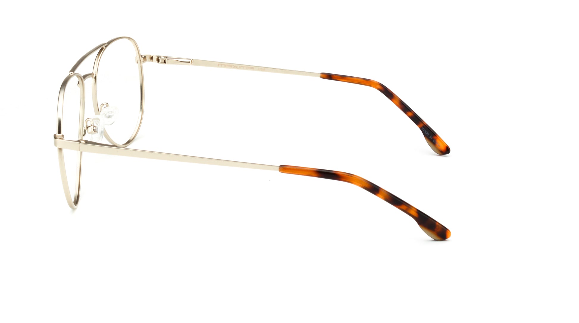 MX2237A-1 | Unisex | Matte Gold | Metal Glasses