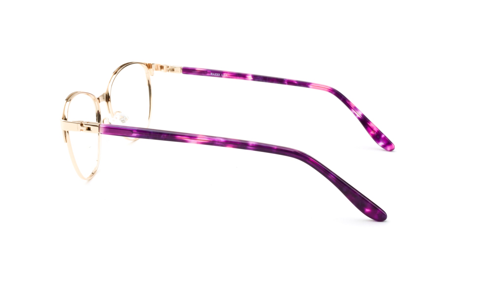 RA441-2 | Women | Shiny Gold | Metal Glasses