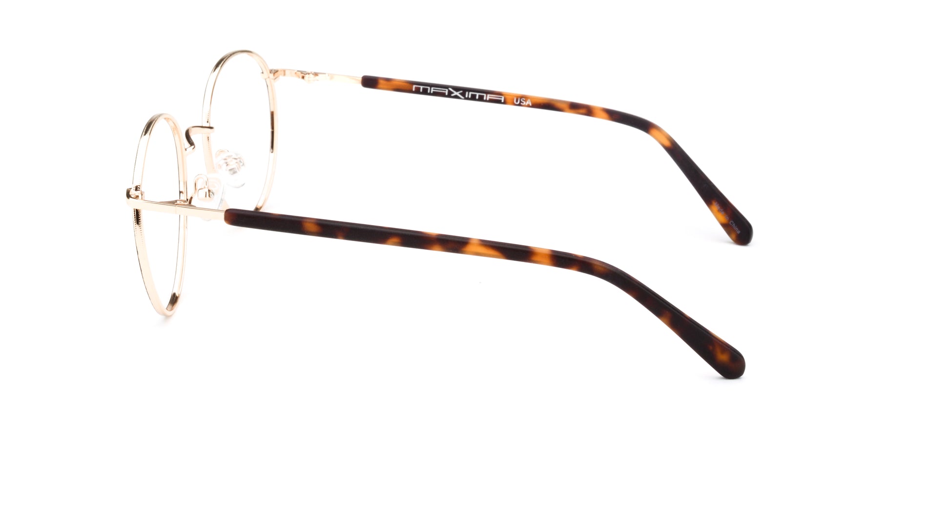 MX2241A-1 | Unisex | Shiny Gold | Metal Glasses
