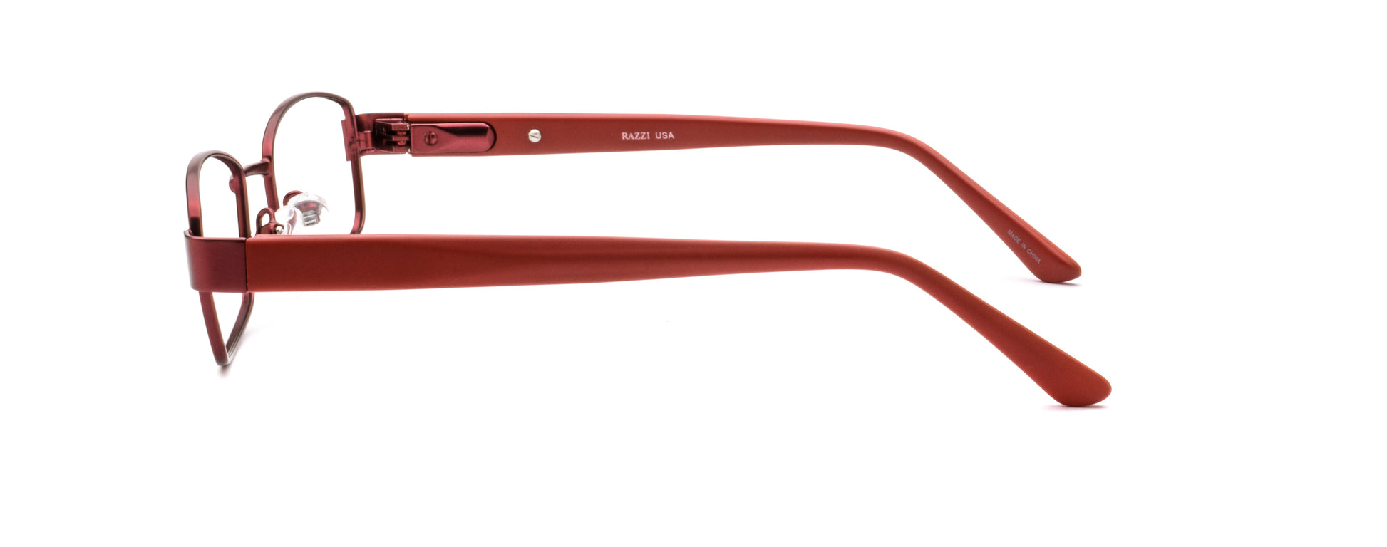 RA517-3 | Women | Matte Burgundy | Metal Glasses