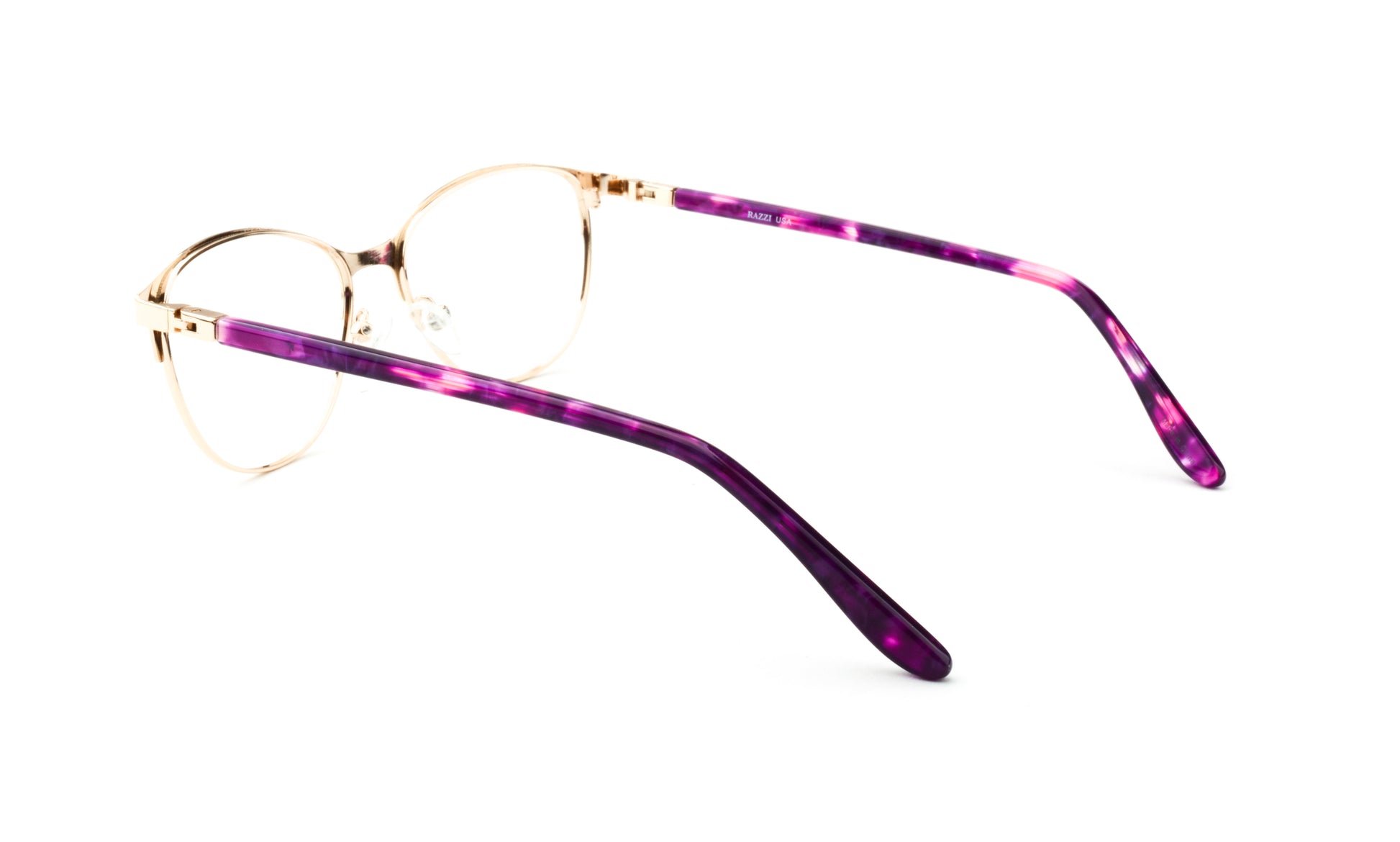RA441-2 | Women | Shiny Gold | Metal Glasses