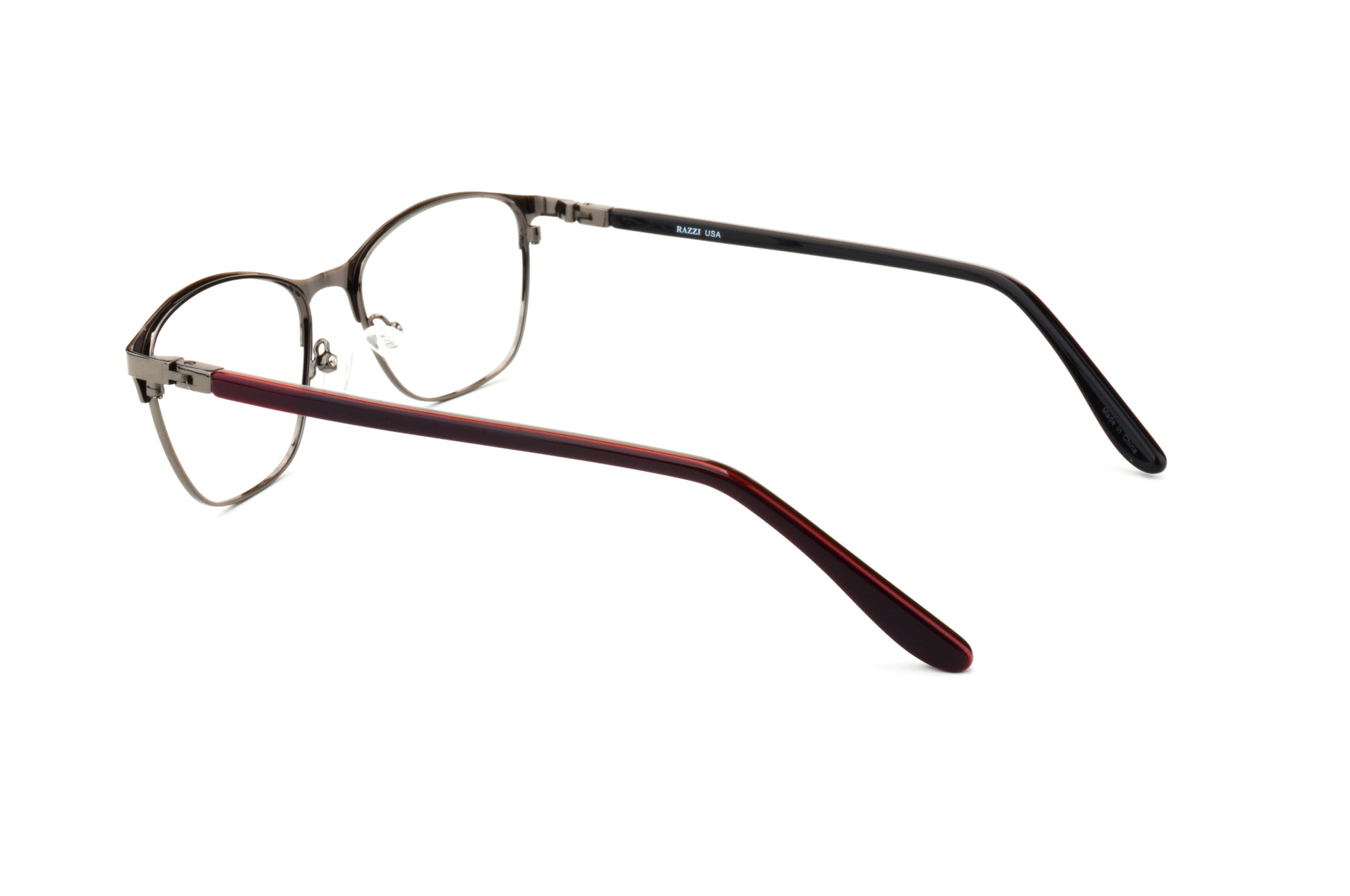 RA440-2 | Women | Shiny Gun | Metal Glasses