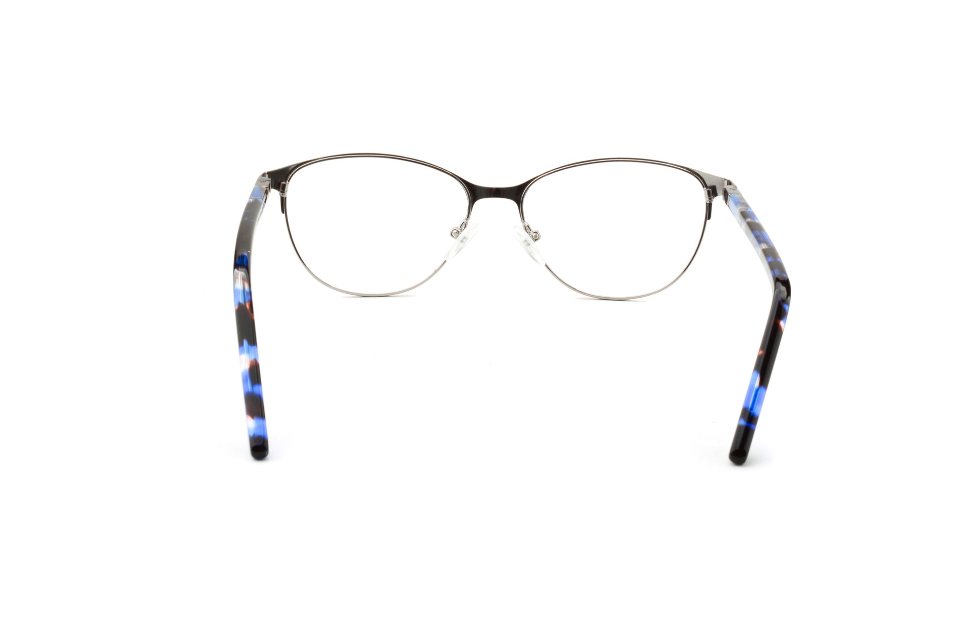 RA441-3 | Women | Shiny Gun | Metal Glasses