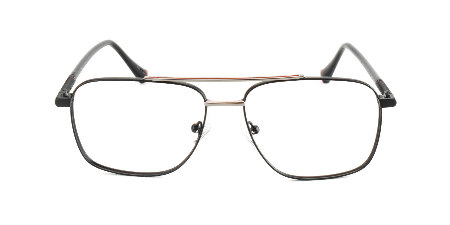 MX2006A-1 | Men | Matte Black | Metal Glasses