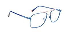 MX2006A-2 | Men | Matte Blue | Metal Glasses