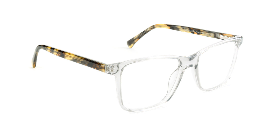 Maxima Men Shiny Crystal Square Acetate Glasses