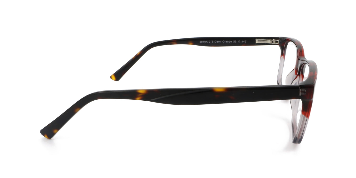 MX2010A-2 | Men | Shiny Demi Orange | Acetate Glasses