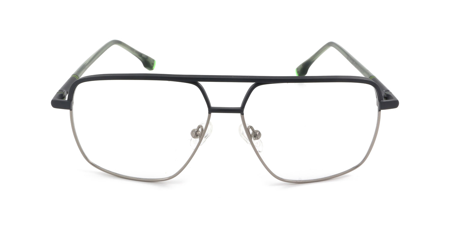 MX2012A-1 | Men | Matte Gray | Metal Glasses
