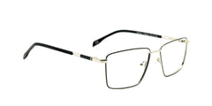 MX2014A-1 | Men | Shiny Black | Metal Glasses